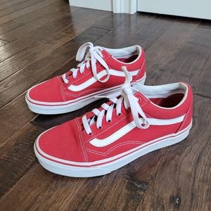 Like New Sk8 Low Red Skate Shoe